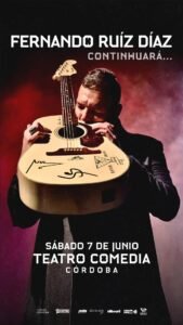 Córdoba.Fernando Ruíz Díaz regresa a los escenarios con su Gira ‘Continhuará…’