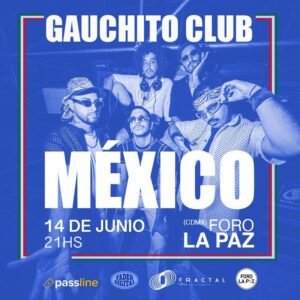 México.Terminó la espera: ¡Gauchito Club por fin  aterriza en Gira presentado su tercer álbum