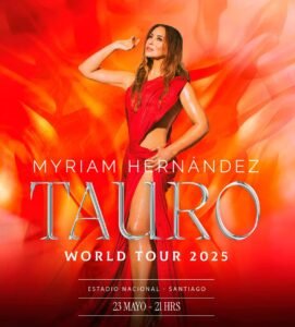 Myriam Hernández llega al Estadio Nacional