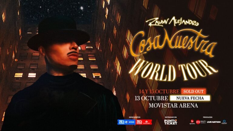 Rauw Alejandro llega a Chile con su tour ‘Cosa Nuestra’