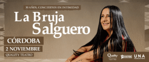 Córdoba. La Bruja Salguero regresa a Quality Teatro con un concierto íntimo