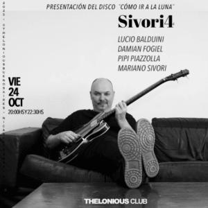 CABA. Mariano Sivori presenta su nuevo álbum «Cómo ir a la luna»