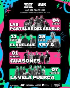 La Costa. Vibra Arena: Los mejores shows a Metros del Mar