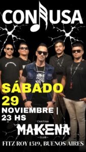 CABA. Confusa cierra el año a puro rock en Palermo