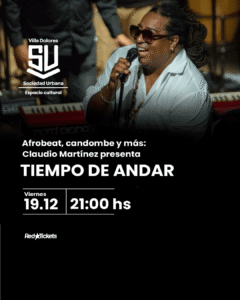 Uruguay. Afrobeat, candombe y más: ​Claudio Martínez presenta su primer disco solista