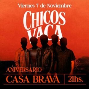 Rosario. Chicosvaca cierra su año con una noche de rock y amistad