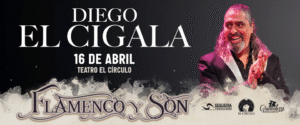 Diego “El Cigala” regresa a Rosario en Gira latinoamericana .Tickets on line!!