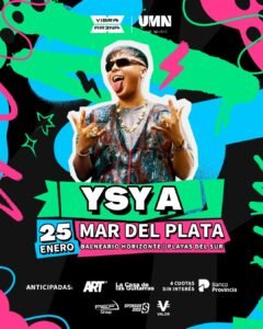 YSY A regresa a Mar del Plata con un show imperdible