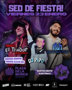 Sed de Fiesta vuelve a Mar del Plata