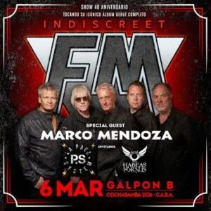 FM & Marco Mendoza, juntos en Galpón B