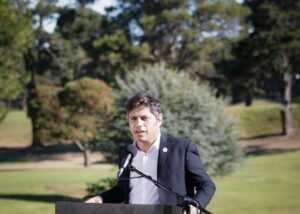 Kicillof habló en conferencia de prensa desde Villa Gesell