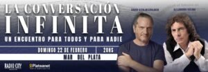 La conversación infinita(Dolina- Sztajnszrajber)  estrena en Mar del Plata