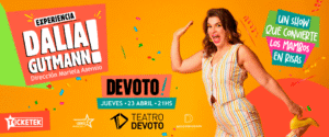 “Experiencia GutmannDalia” se presentará en el Teatro Devoto
