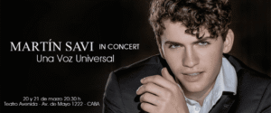 Martín Savi presenta su show en vivo