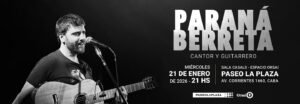CABA. Paraná Berreta presenta su show en el Paseo la Plaza