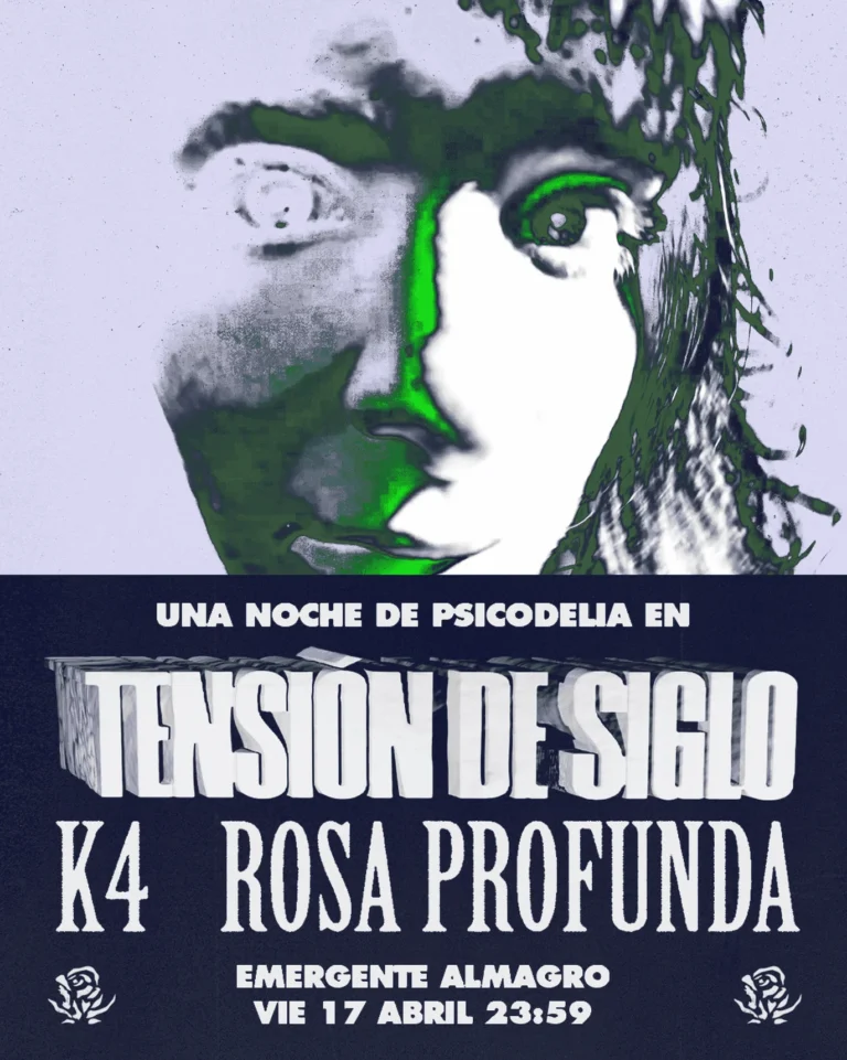 K4 y Rosa Profunda en vivo en 2026. Entradas online